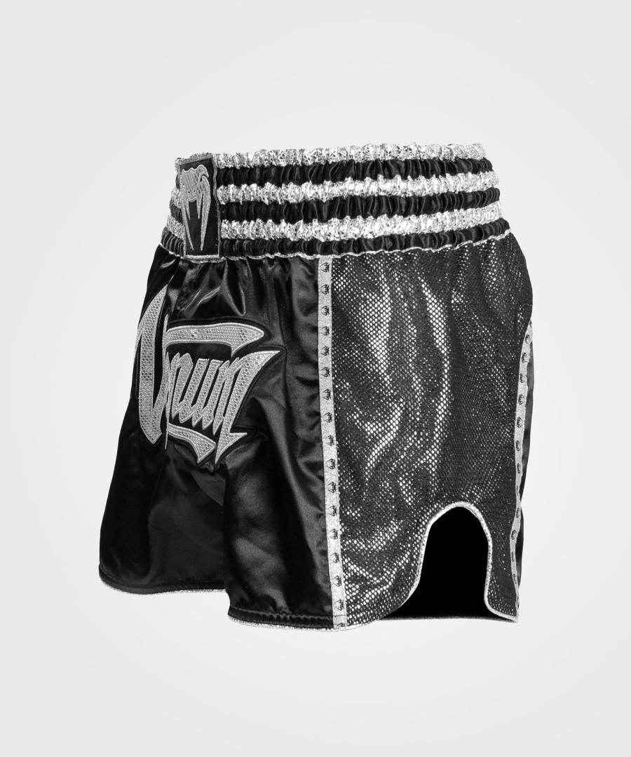 venum absolute 2.0 muay thai shorts - zwartzilver