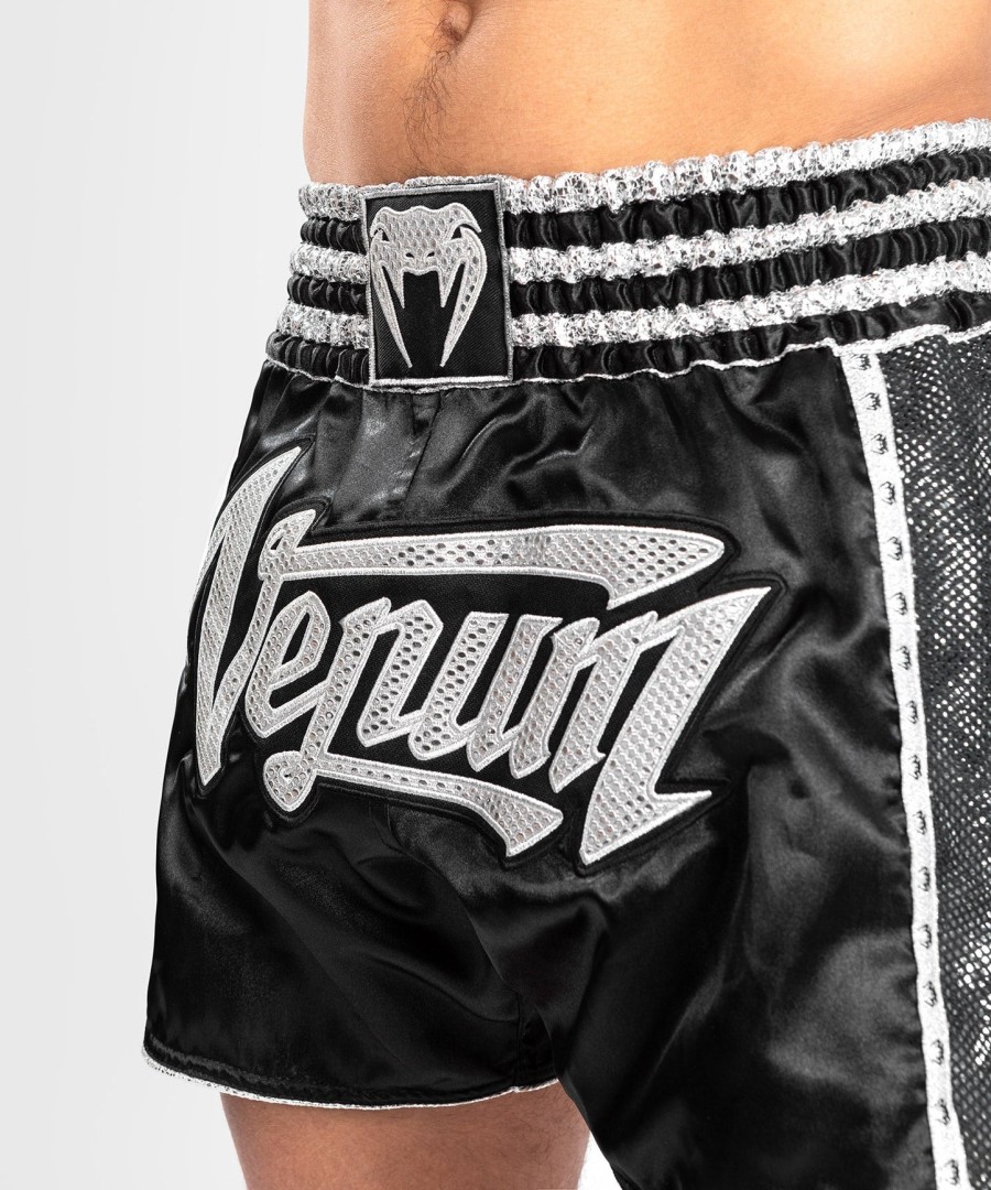 venum absolute 2.0 muay thai shorts - zwartzilver
