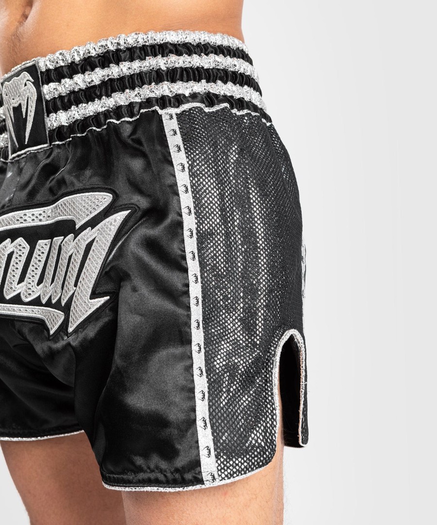 venum absolute 2.0 muay thai shorts - zwartzilver