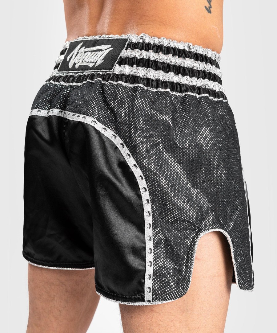 venum absolute 2.0 muay thai shorts - zwartzilver