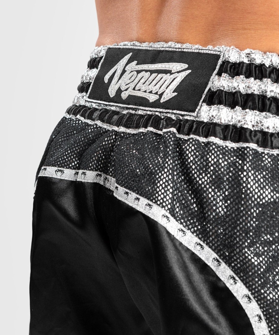 venum absolute 2.0 muay thai shorts - zwartzilver