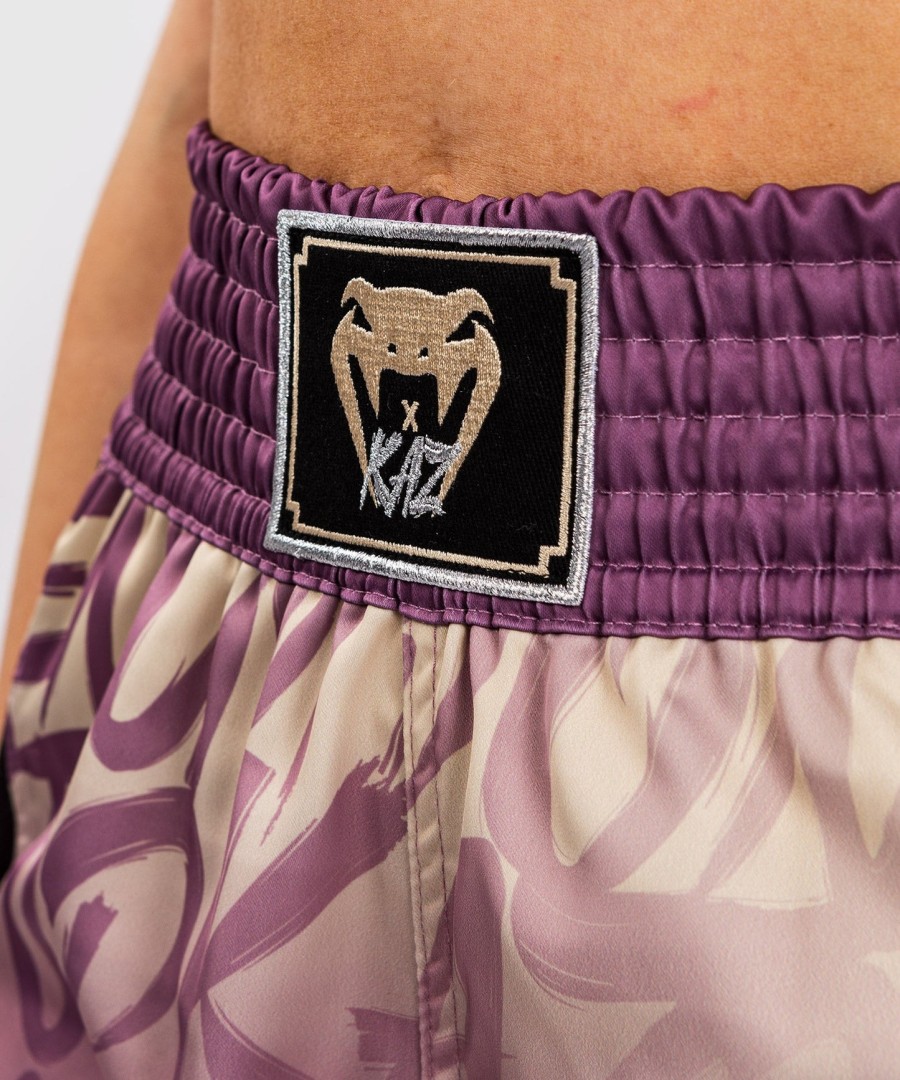 venum x kaz muay thai-short - dusky orchid