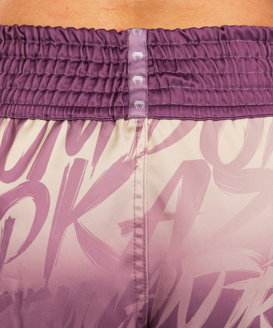 venum x kaz muay thai-short - dusky orchid