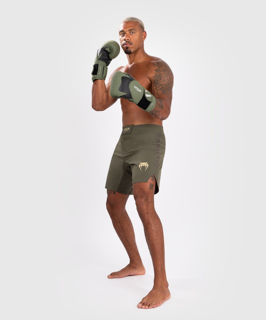 venum contender heren vechtshorts - kaki