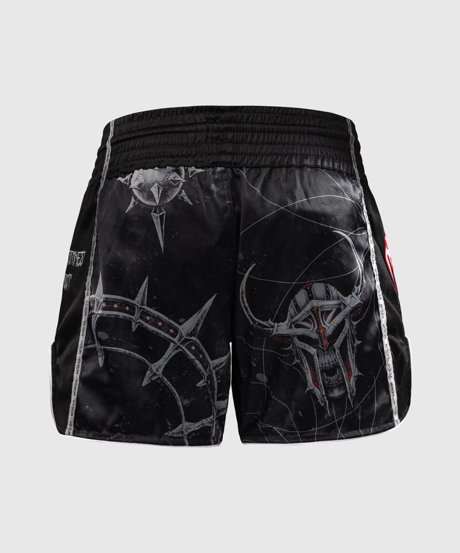 venum gladiator 5.0 muay thai shorts - zwartneonoranje