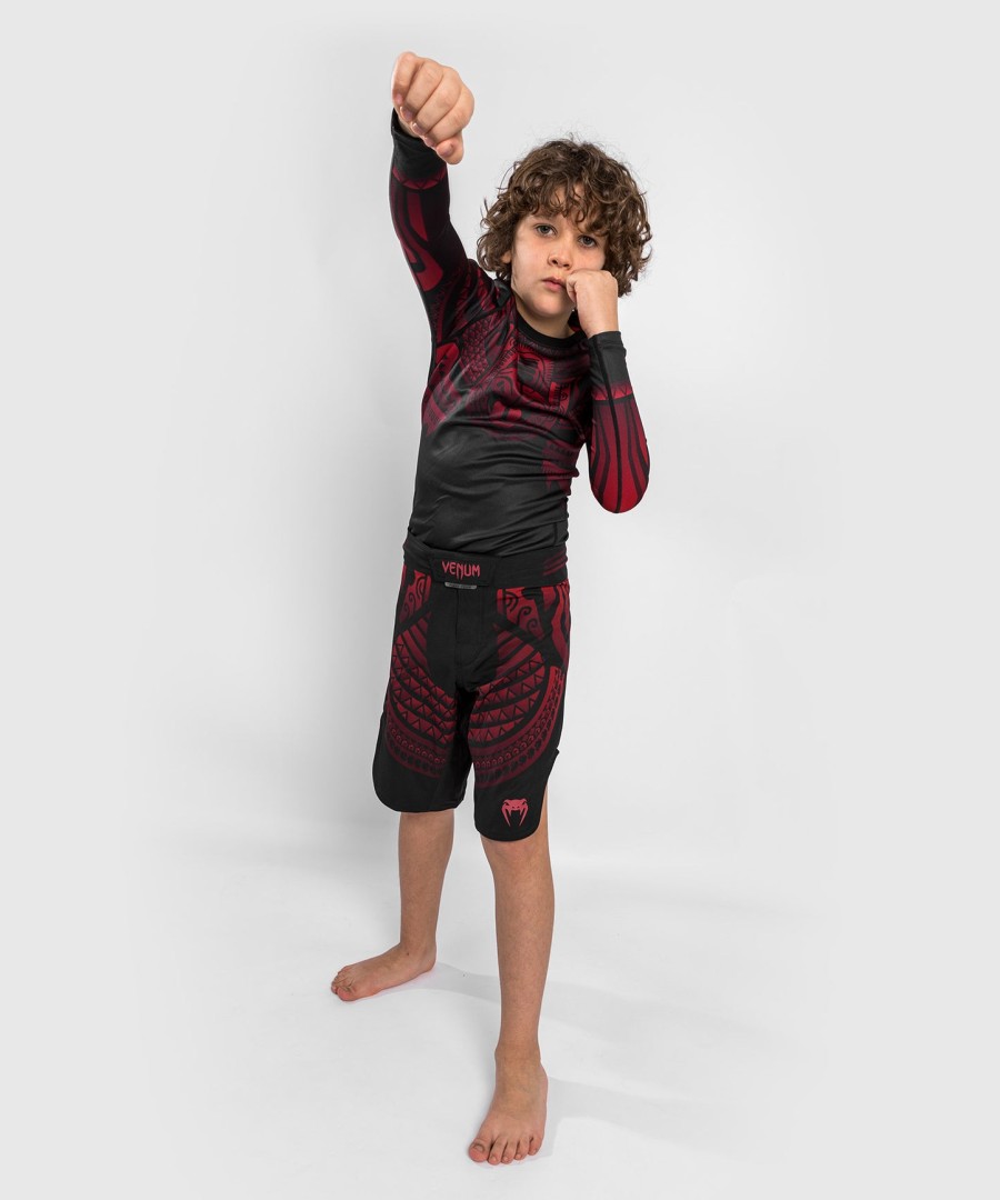 venum nakahi kids fightshort - zwartrood