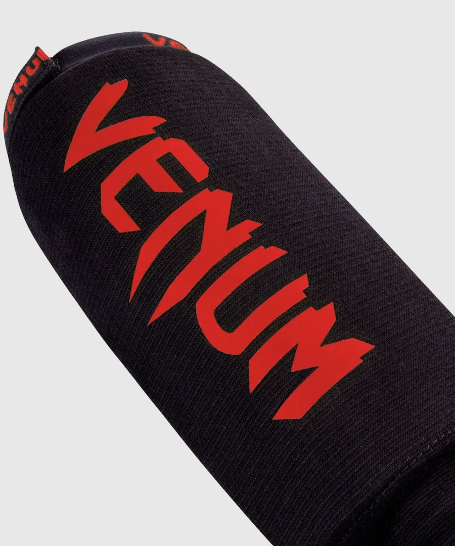 venum kontact scheenbeschermers - zwartrood