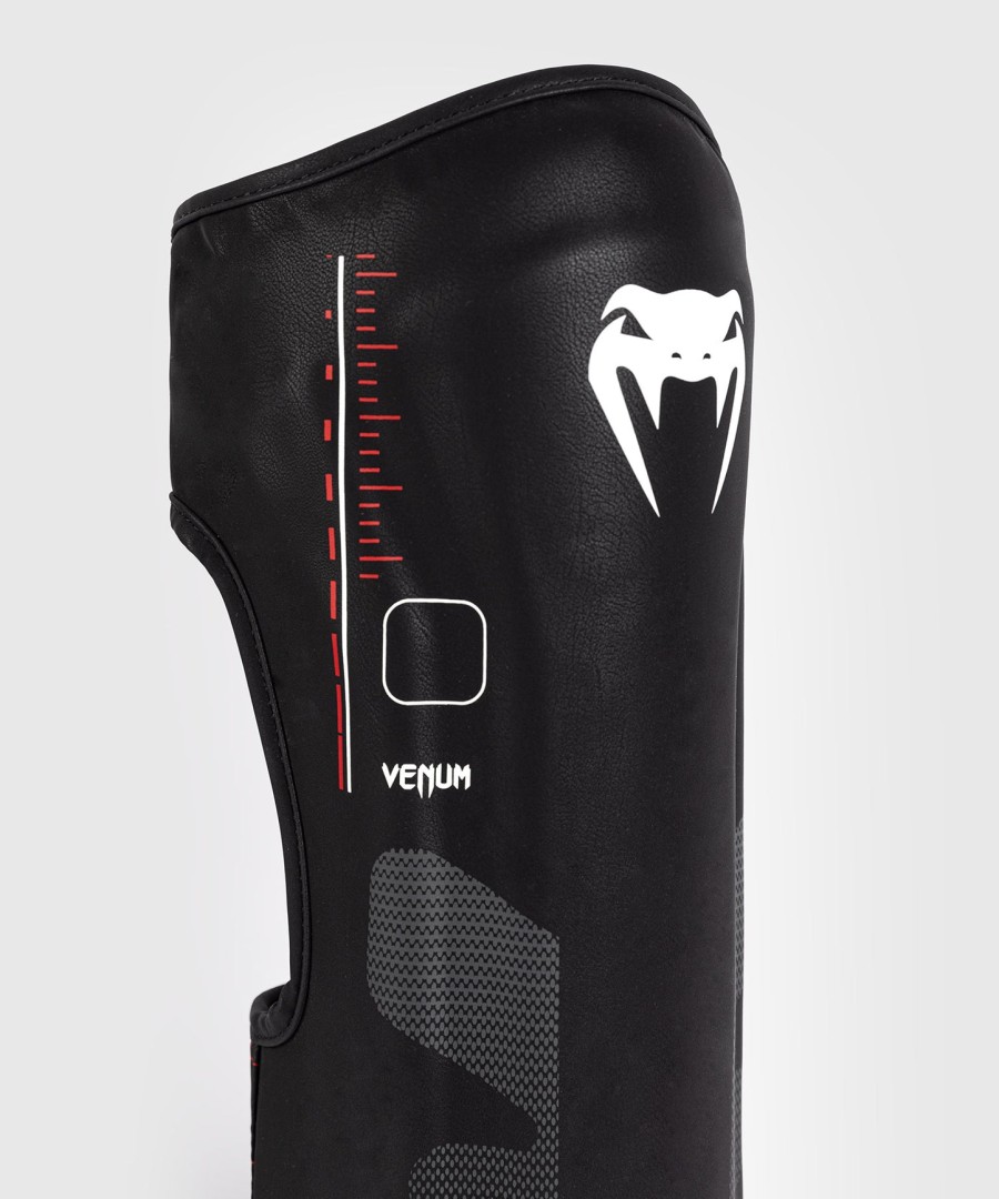 venum tactical xt scheenbeschermers - zwartvuurrood
