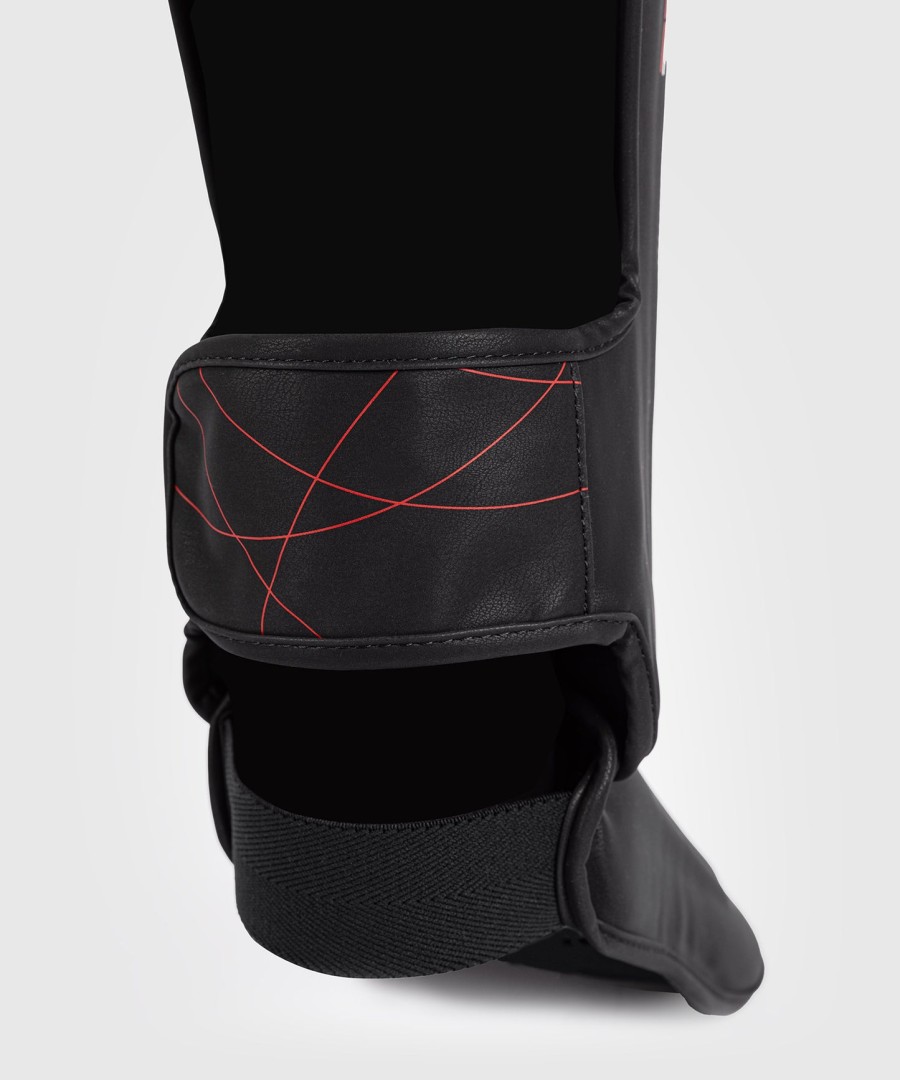 venum tactical xt scheenbeschermers - zwartvuurrood