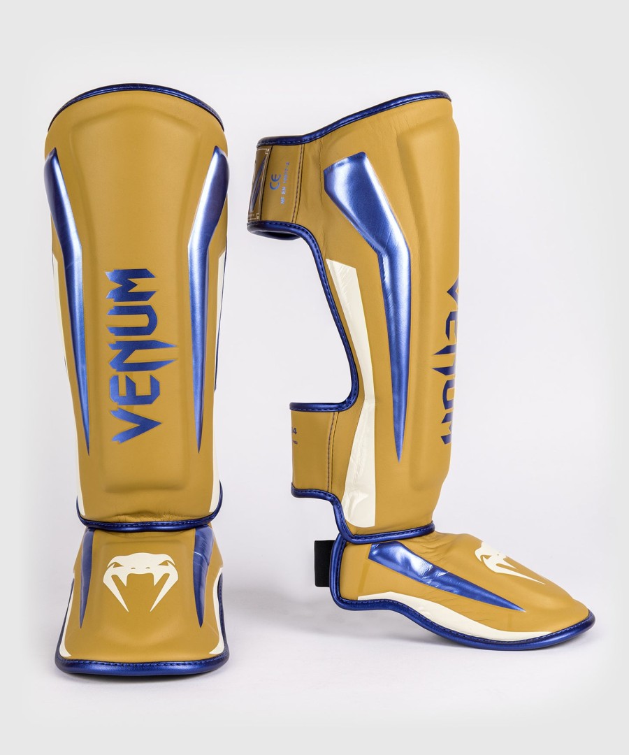 venum elite scheenbeschermers - camel - speciale editie