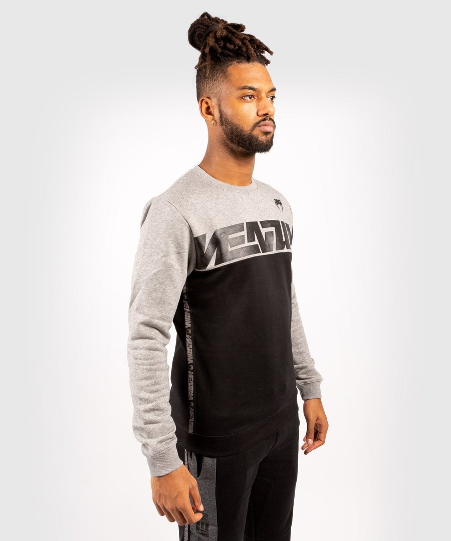venum connect crewneck sweatshirt - zwartgemêleerd grijs