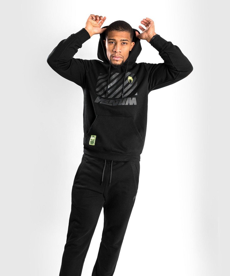 venum stripes hoodie - zwart
