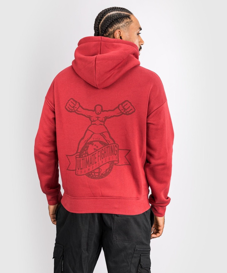 ufc by venum ulti-man hoodie - bordeauxrood