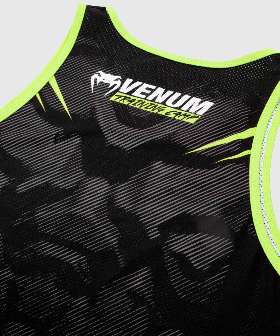 venum training camp 2.0 tanktop - zwartneogeel
