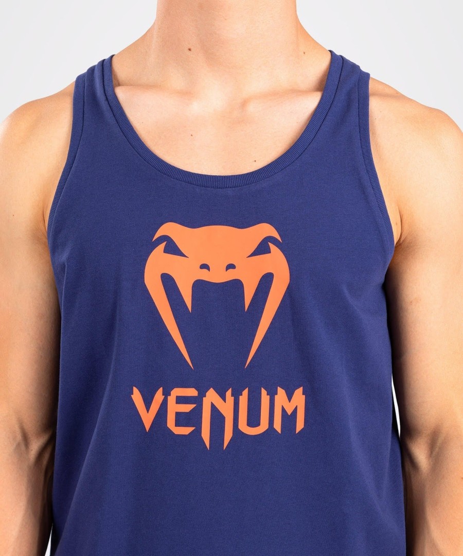 venum classic tanktop - marineblauworanje