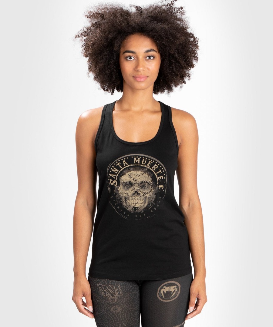 venum dames santa muerte dark side - tanktop - zwartbruin