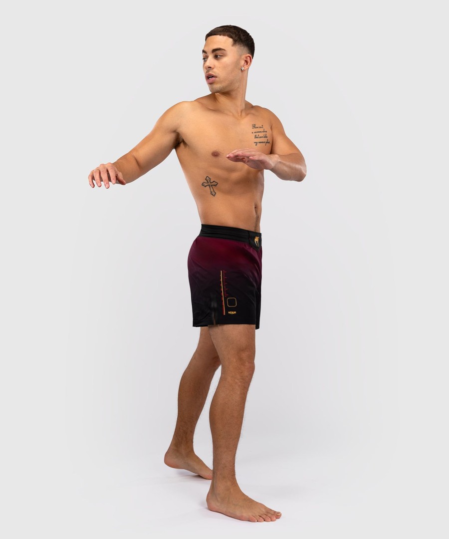 venum tactical xt fight short - zwartbordeauxroodgoud