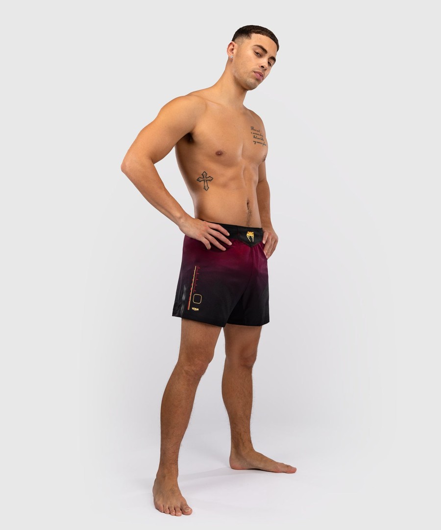 venum tactical xt fight short - zwartbordeauxroodgoud