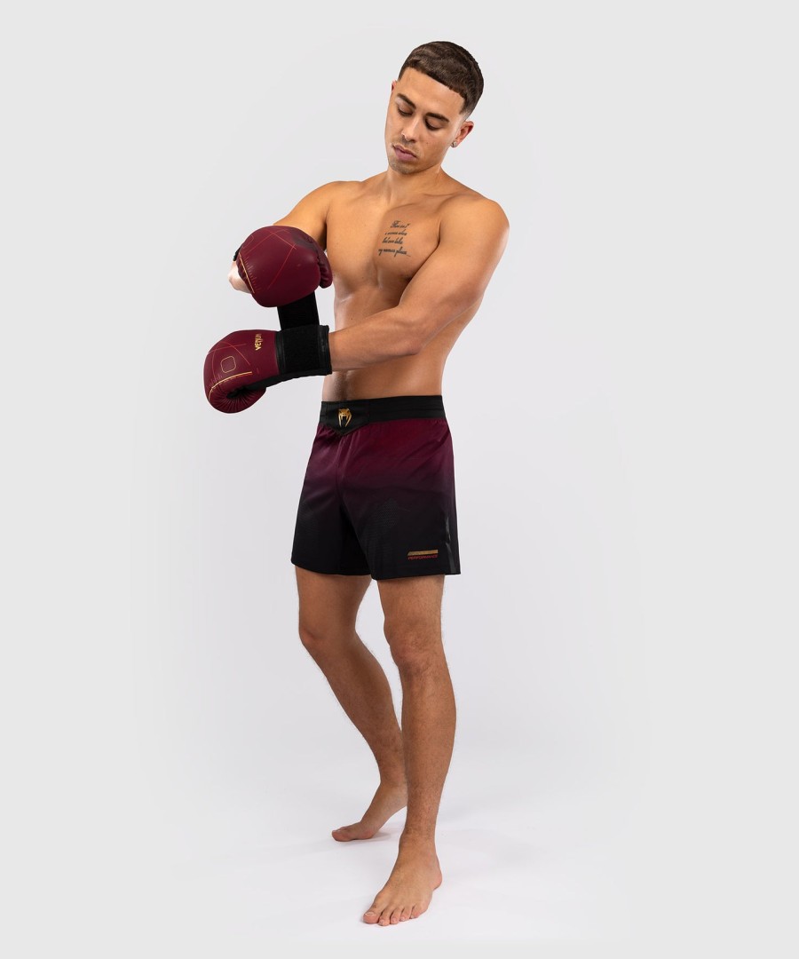 venum tactical xt fight short - zwartbordeauxroodgoud
