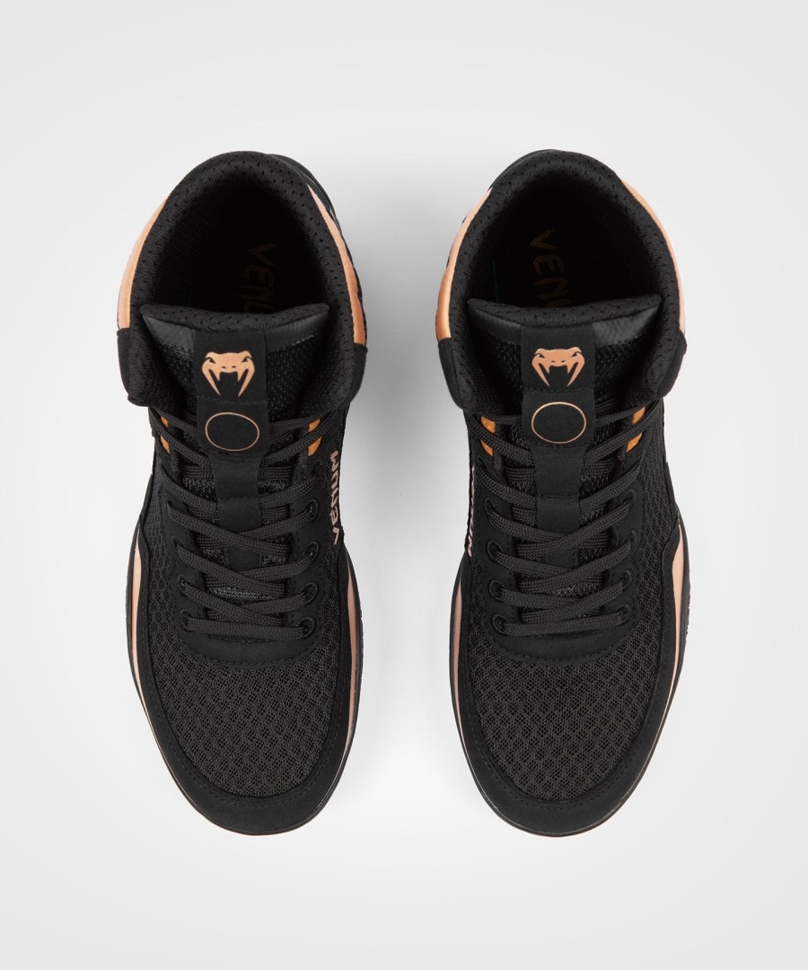 venum elite worstelschoenen - zwartbrons