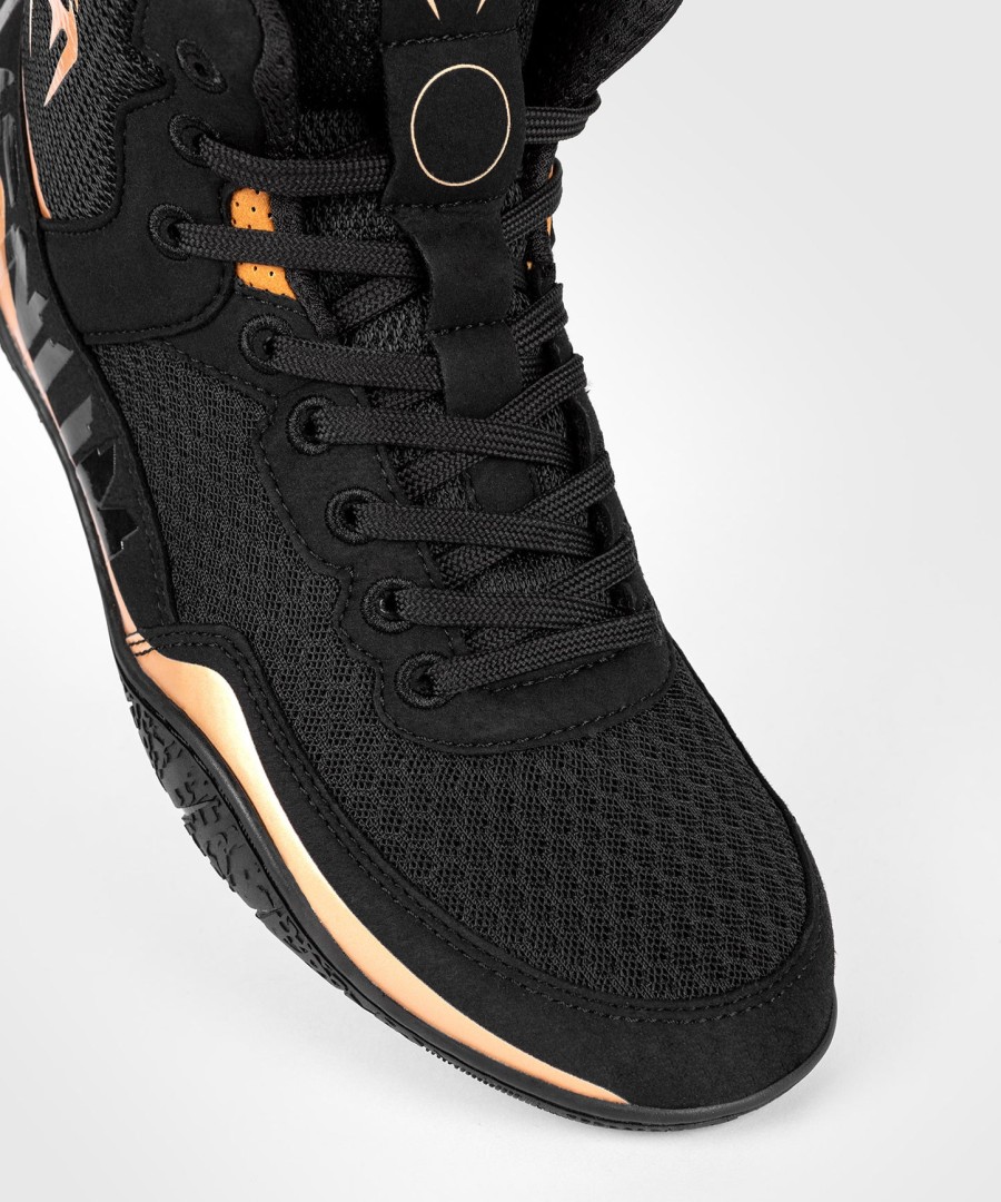 venum elite worstelschoenen - zwartbrons